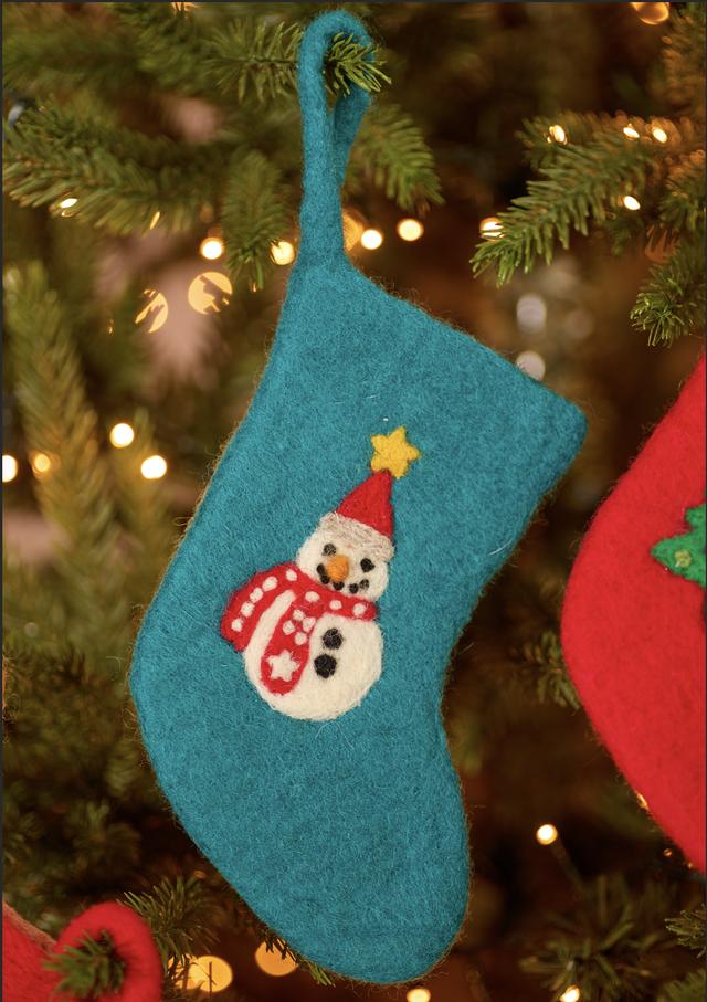 Felt Character Mini Stockings, Available in 5 Designs