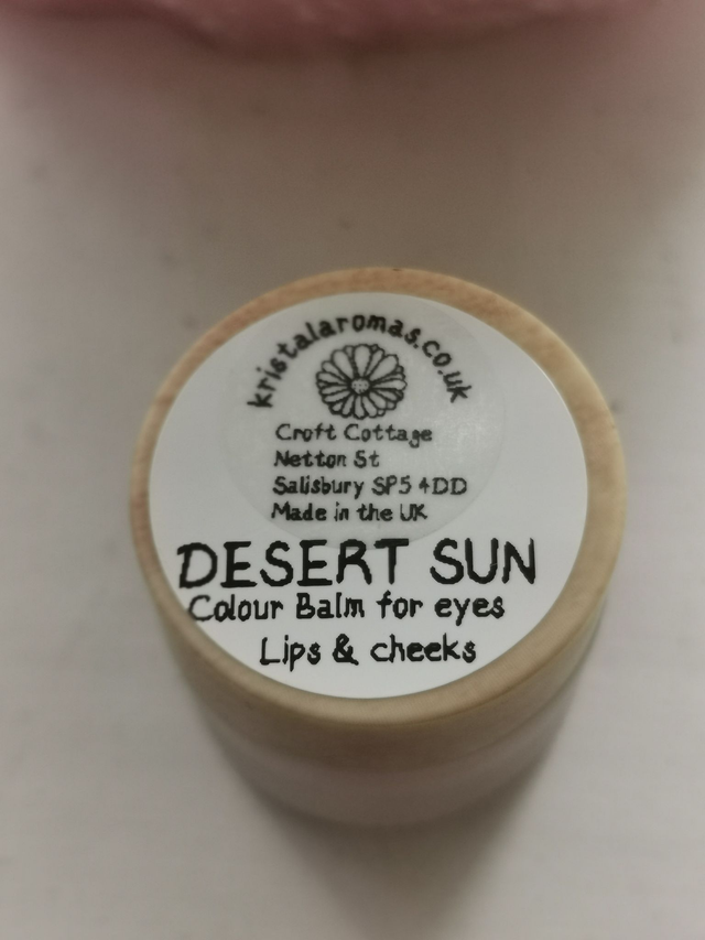 Colour Balm Desert Sun FROSTED GLASS (for lips, cheeks and eye lids)  10g WITH FREE BRUSH 