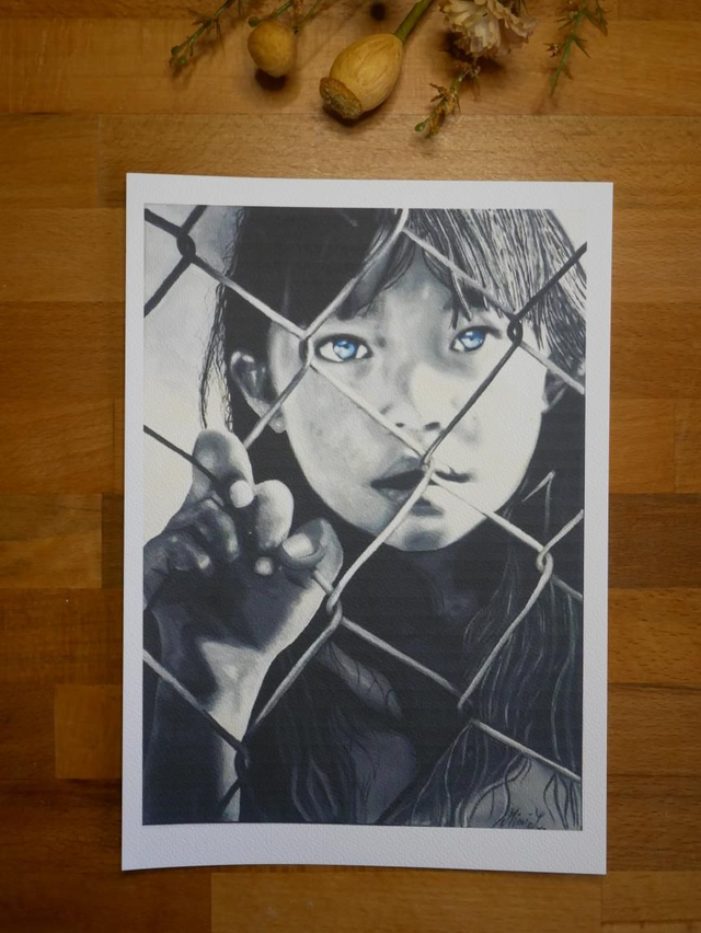 Artprint "La réfugiée"