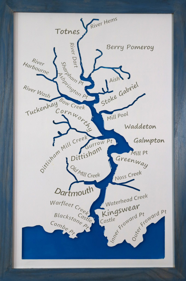 Engraving of the Dart river