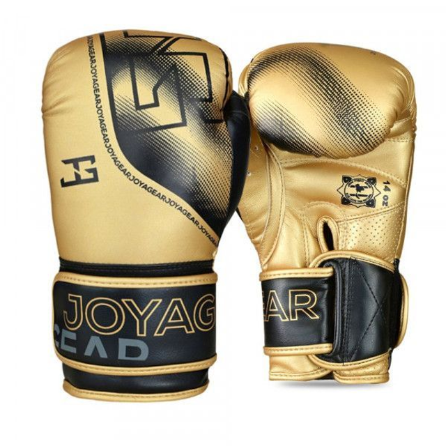 THE JOYAGEAR &quot;EVOLUTION&quot; KICKBOKSHANDSCHOENEN - GOUD/ZWART EV700-Gold/Black