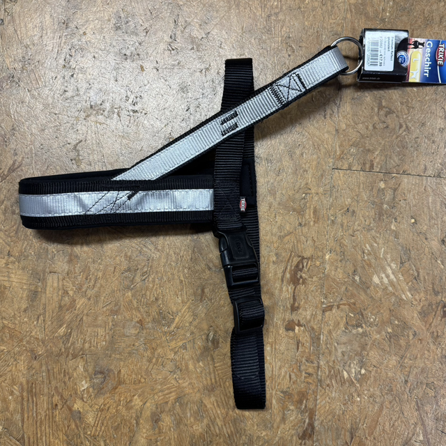 TRIXIE Premium Reflect Norweger-Geschirr – gepolstert / Größe: L - 50 - 76 cm / 40 mm
