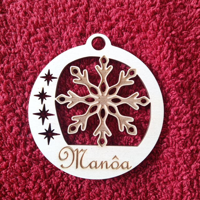 Boule Noël personnalisé / Modèle 04