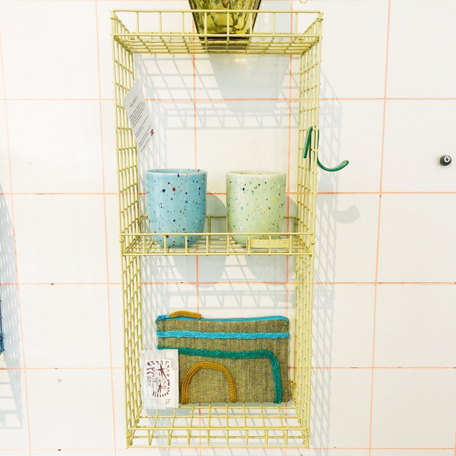 Grid Shelf Kalager, Green Beige