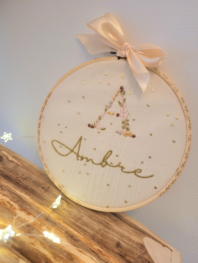 Tambour de broderie à personnaliser 