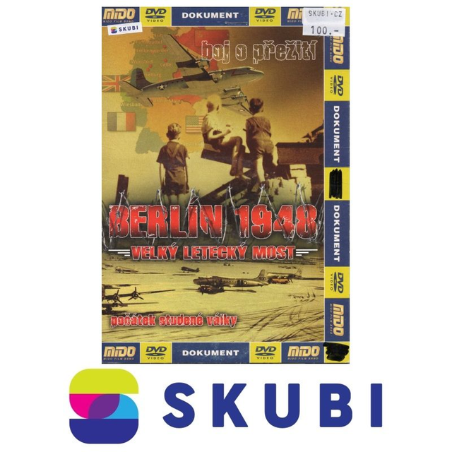 DVD Berlín 1948 - velký letecký most - počátek studené války / Berlin ´48 The Great Airlift - česky anglicky