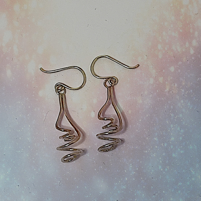 Twist drop Earrings 
