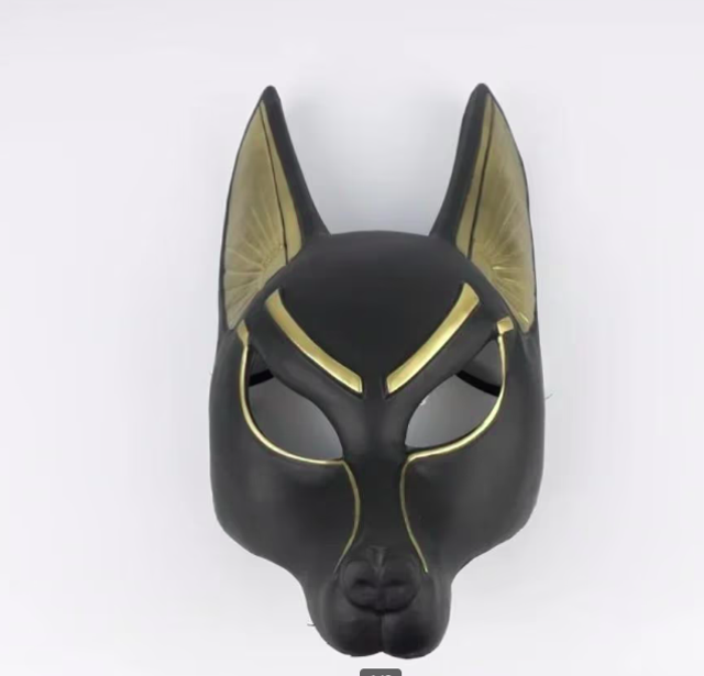 Egyptisch full face masker Anubis