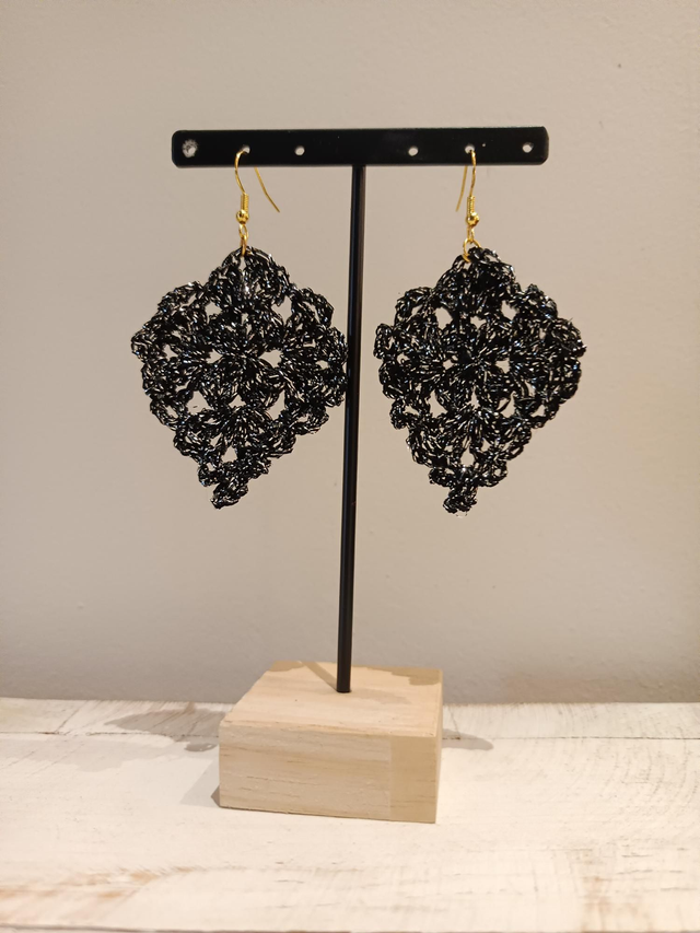 Boucles d'oreilles dentelle 