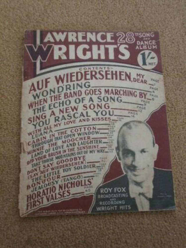 Lawrence Wright's 28th Song and Dance Album Sheet Music