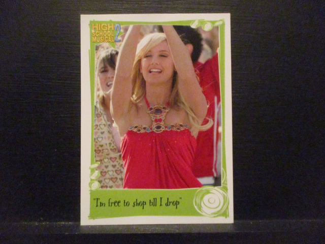 High School Musical 2 Original Trading Card #51
