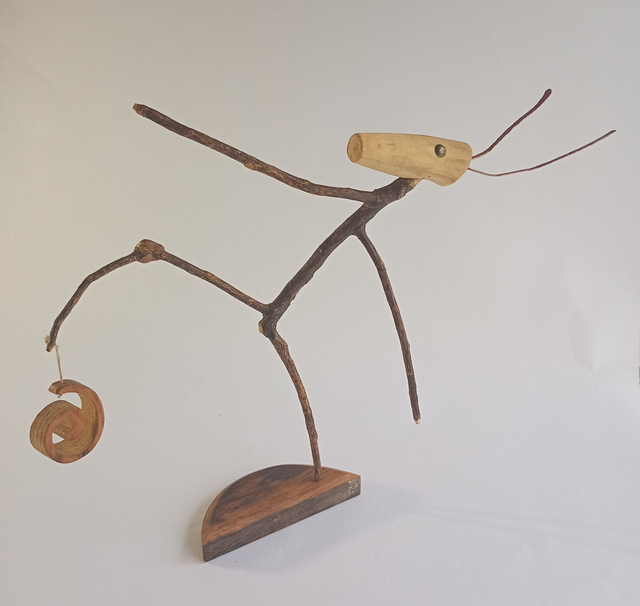 Personnage être de la forêt - H37cm x 45cm