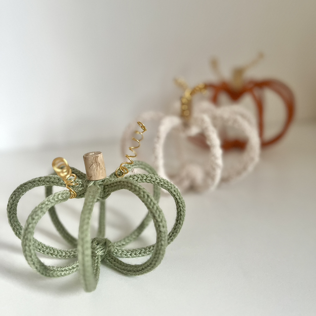 Citrouille en tricotin 