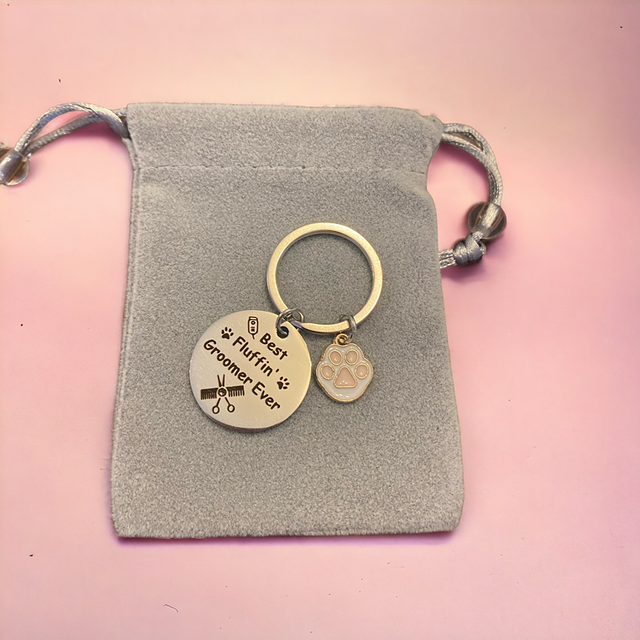 Best fluffin’ groomer keyring