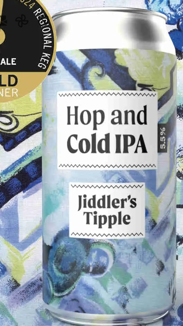 Jiddlers Tipple Hop and Cold IPA 5.5%