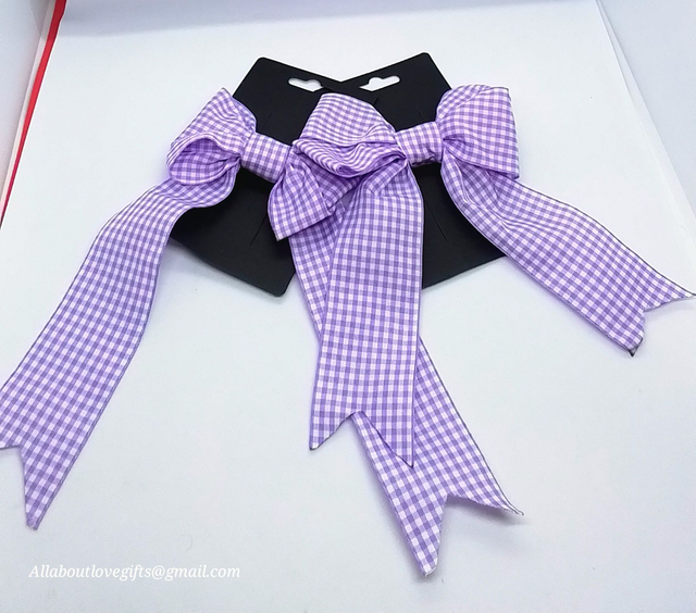 Hair Bows, Hand Made, Various Styles and Colours.