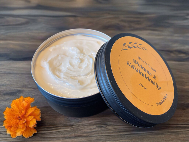 Wiikuna & Kehäkukkaöljy Vartalovoi