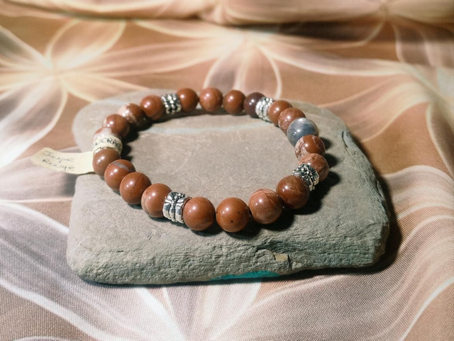 Bracelet Jaspe Rouge