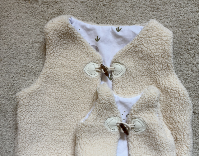 Gilet de berger écru enfant