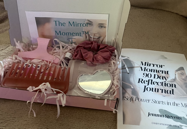 Mirror Moment Glow Box with Reflection Journal