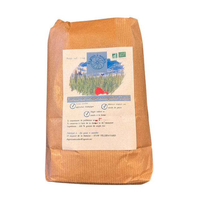 Farine de seigle complète T130