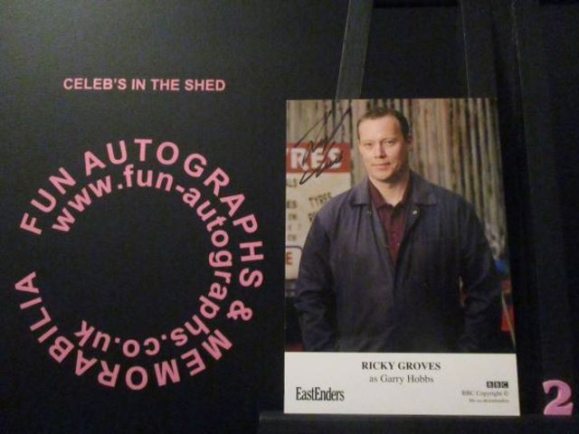 Ricky Groves (Garry Hobbs) Authentic Autographed EastEnders 6x4 Cast Card (2)