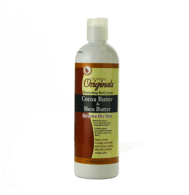 Africa's Best Ultimate Originals Cocoa Shea Butter Body Lotion, 12 Oz
