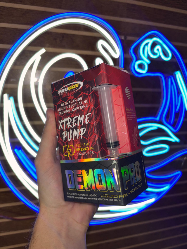 Pré treino Demon Pro (250ML) - Pro Size Nutrition - Líquido Frutas Vermelhas