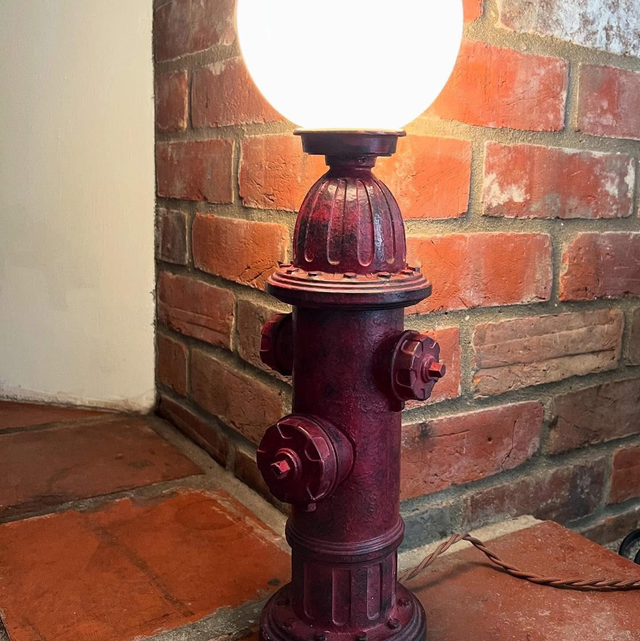 American vintage Fire Hydrant desk lamp 