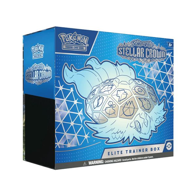 Pokemon TCG: Scarlet &amp; Violet 7 - Stellar Crown - Elite Trainer Box