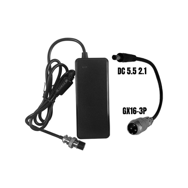 Chargeur 29.4V / 2A GX16 3P Pack Chargeur 24V ➡️ 29.4V / 2A (Connecteur DC 5.5*2.1mm)