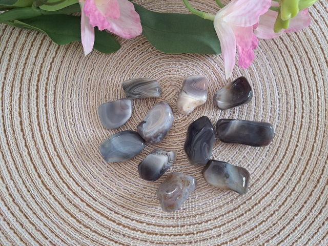 Pierre roulée agate bostwana