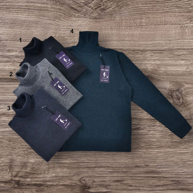 Maglioncino Dolcevita collo alto slim Fit