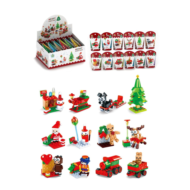 Christmas Block Kits 12 Assorted Designs to choose from- only £2.49 each pack