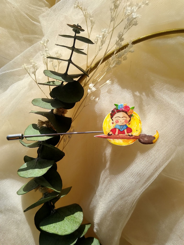 Fibule Frida Kahlo