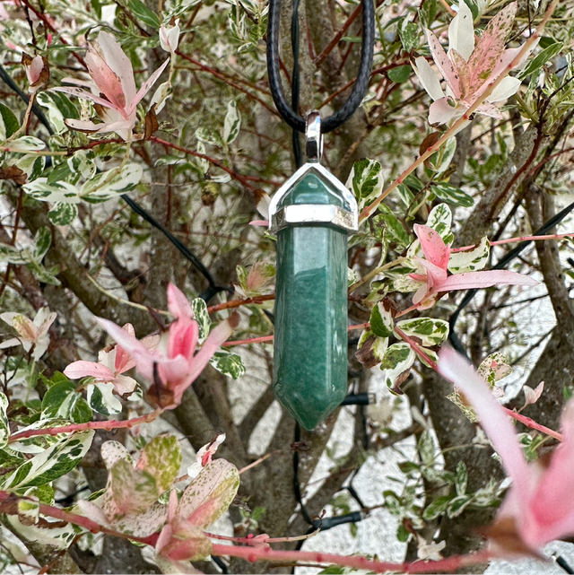 Green Aventurine Point Pendant 