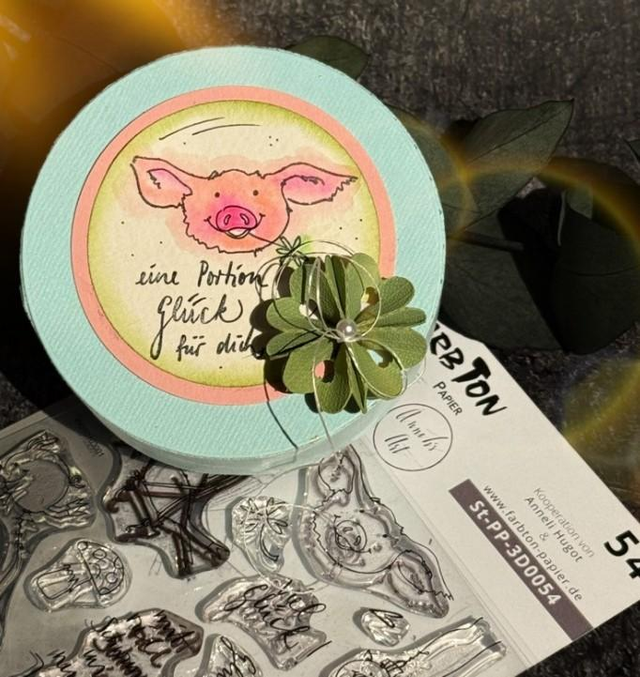 Stempelset / Glücksschweine Nr.54