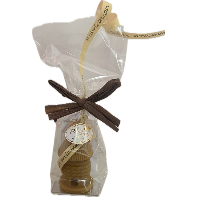 Bougie-Ruche en paille