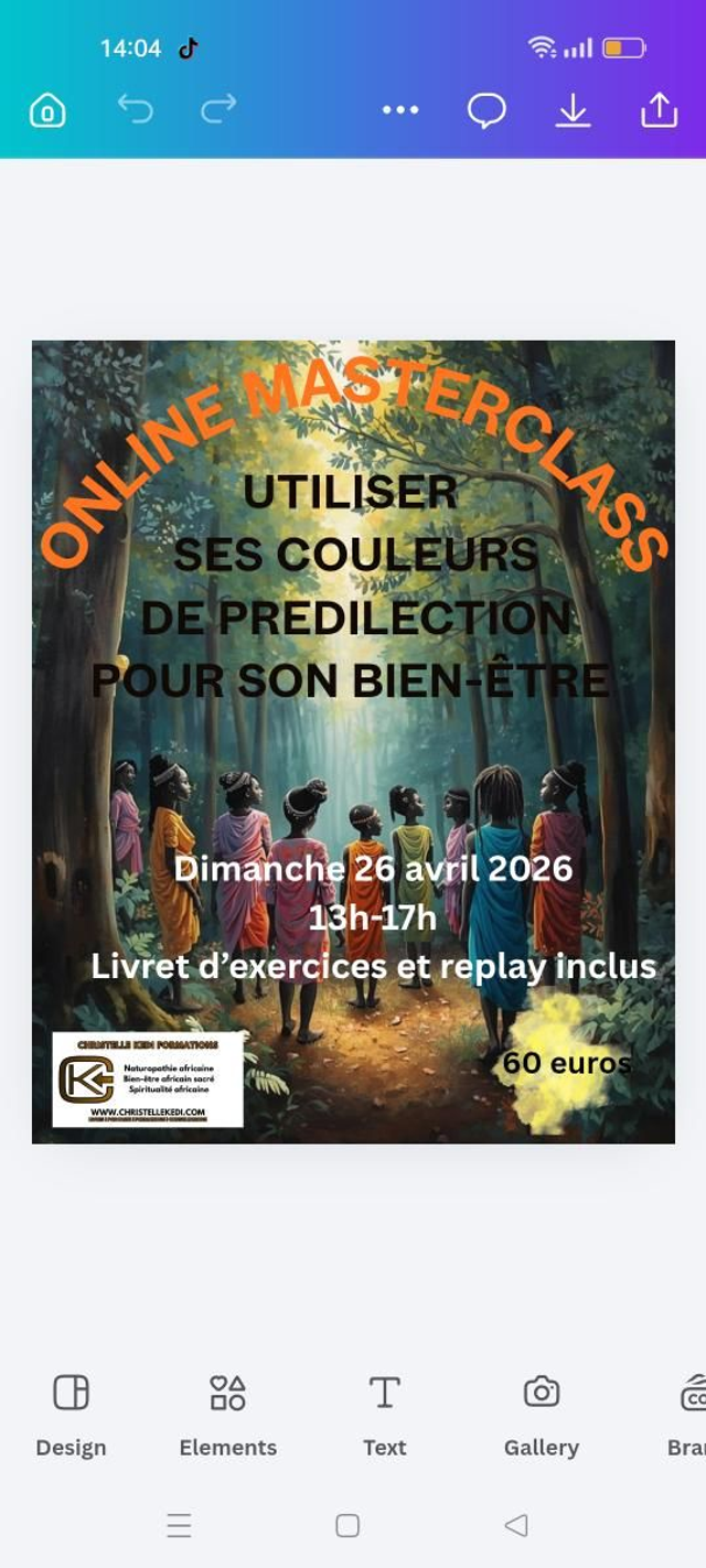 MASTERCLASS Utiliser ses couleurs de prédilection sur son bien-être 