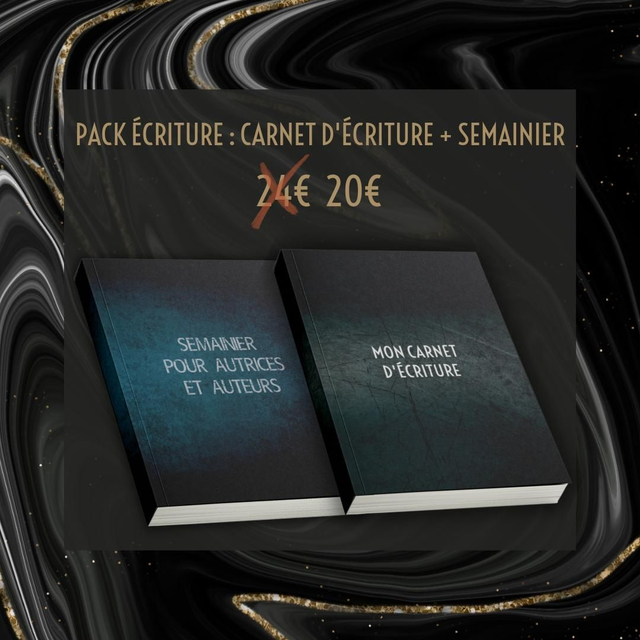 PACK ÉCRITURE : Carnet d'écriture + Semainier