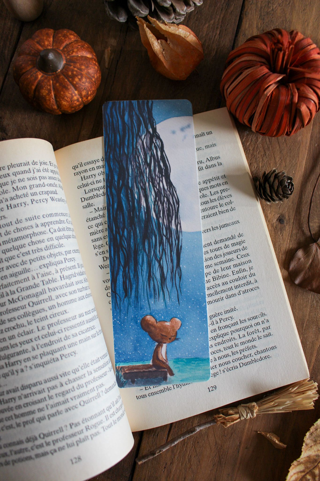 Au bord de l&#039;eau - marque-page