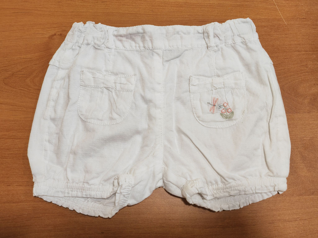Short blanc 18 mois