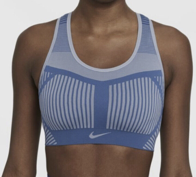 Nike -FE/NOM Bra - Slate/Blue  |  £74.99