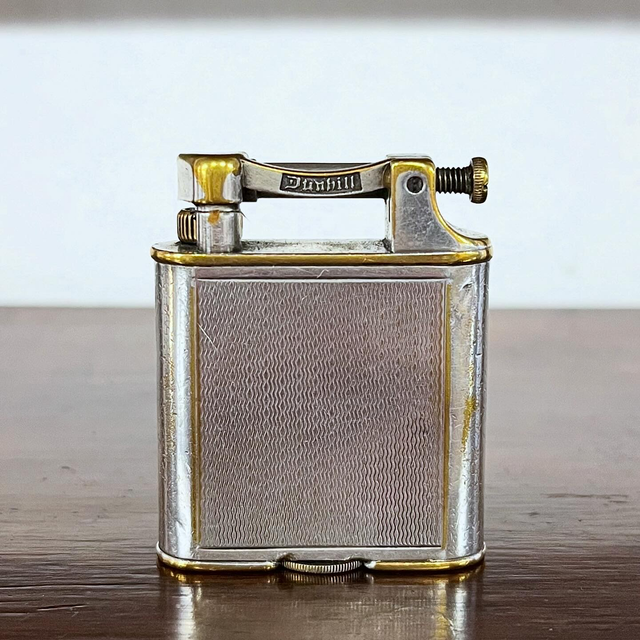 Alfred Dunhill “Unique” Lift Arm Petrol Lighter, Engine Turned – c.1924–1932