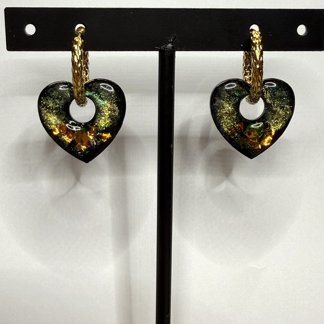 Pampilles Cœurs "Duo Magique" – Interchangeables &amp; Réversibles