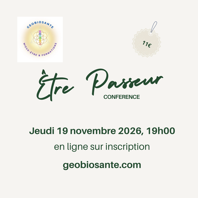 Conférence "Être Passeur" (en ligne)