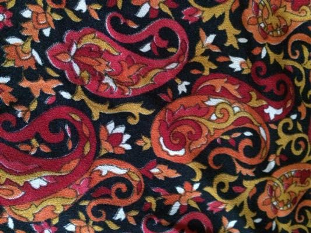 Paisley Brown/Red 