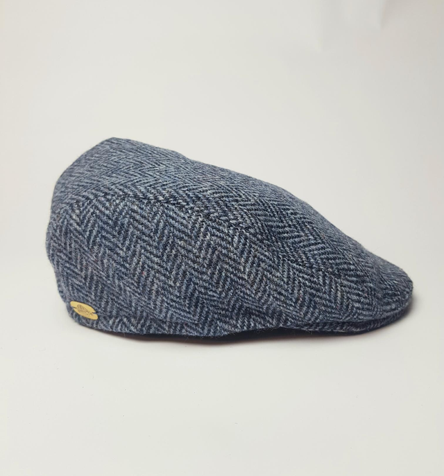 Chevron Bleu "Jean's" Harris Tweed