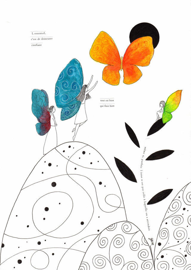 Illustration PRINT A4 - Si loin, si proche