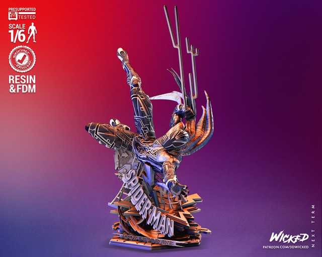 Statue SPIDERMAN 2099 série Marvel comics